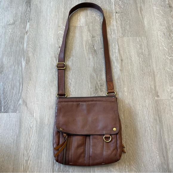 FOSSIL Morgan Traveler Leather Crossbody - Brown - Picture 13 of 13